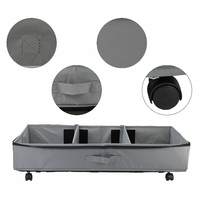 Vente en gros de bacs de rangement Oxford pliables avec couvercle, boîtes en tissu d'organisation de placard pour jouets, vêtements