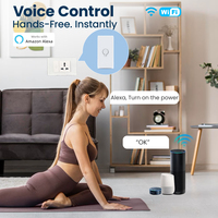 CNSKOU Tuya Enchufe Inteligente WiFi, Módulo de Interruptor de Control Remoto Inalámbrico, Relé para Automatización del Hogar, Compatible con Alexa