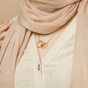 Collar de Joyería de Moda con Colgante de Acero Inoxidable Impermeable, Anti-deslustre, con Diseño Islámico de Alá, Corán, Venta al por Mayor - Product Image 6