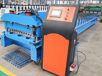 Machine de formage à rouleaux pour tôles d'acier inoxydable à ondulations d'eau, certifiée CE, personnalisée, à grande vitesse, avec contrôle PLC