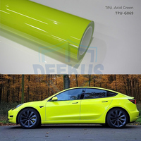 Film de protection de peinture automobile auto-réparateur Deekus TPU Green Series avec changement de couleur et blocage UV/infrarouge