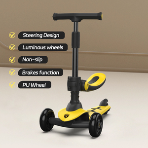 Venta caliente Durable Cool Portable Multi-colores <span class=keywords><strong>Lamborghini</strong></span> Eu Estándar Plegable Auto-equilibrio Niños 3 Ruedas Scooter - Product Image 5