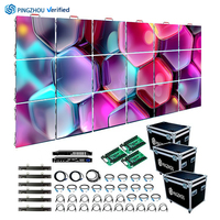Écran LED de location P3.91, P4.81, P2.976 pour mur vidéo 4m x 3m, intérieur/extérieur, toile de fond de scène, installation facile, IP65
