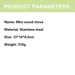 <b>Mini</b> <b>Wood</b> Stove Tabletop Camping <b>Burner</b> Portable Incense Aroma Diffuser Outdoor Fire Stove - Product Image 6