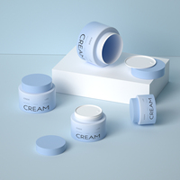 Vente en gros de pots en plastique PP personnalisés de 30 g, 50 g, 80 g, 100 g, pots pour beurre corporel, pots cosmétiques vides pour crème, emballage pour soins de la peau