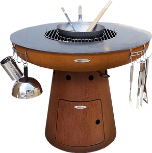 Brasero para Cocinar al Aire Libre, Parrilla de Acero Corten para Barbacoa - Product Image 6
