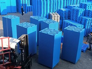 Economical Plastic Four Way <strong>Pallet</strong> Export New Plastic <strong>Pallet</strong> With Steel <strong>Bars</strong> - Product Image 5