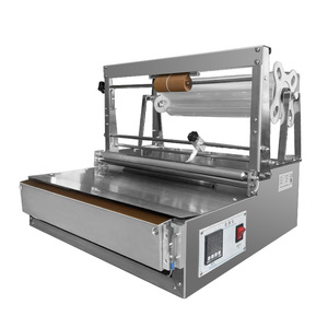 Machine <span class=keywords><strong>d</strong></span>'emballage sous film rétractable électrique économique et efficace, manuelle, pour boîtes de parfum, cosmétiques, cadeaux, boissons, scellage thermique - Product Image 5