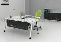 Mobilier de bureau moderne Table de bureau en bois Design Bureaux de direction