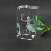 Vente d'usine K9 Cubes de cristal vierges de bonne qualité pour la gravure avec boîte-cadeau