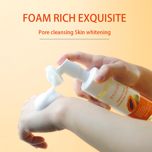 Private Label Face Wash pulizia profonda delicato illumina delicatamente schiumogeno Papaya enzima sbiancante <span class=keywords><strong>detergente</strong></span> per Mousse <span class=keywords><strong>viso</strong></span> - Product Image 2