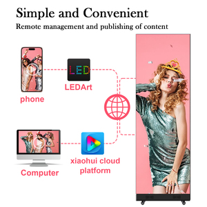 Full Color Foldable Indoor LED Poster Display Screen WiFi USB Floor LED Advertising Digital <b>Billboard</b> Poster Panel - Product Image 3