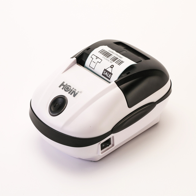 For HOP-HL2200B Factory Support 56mm Mini Portable 2 1 Handheld Thermal Shipping Label USB+BT for Receipt Sticker Printer Stock