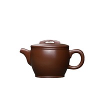 Théière Zisha de style chinois vintage en argile violette, style Hanwa, faite à la main, grande capacité, pour la préparation du thé, en céramique d'origine Yixing, ensemble de thé