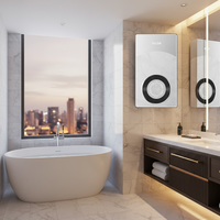 Chauffe-eau électrique instantané mural sans réservoir 220V pour hôtel, mini-modèle pour maison, garage, salle de bain domestique
