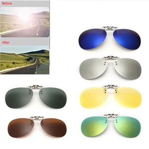 Lunettes de conduite polarisées sans monture UV400 pour hommes et femmes, avec lentilles en résine pour vision nocturne, à clipser - Product Image 5