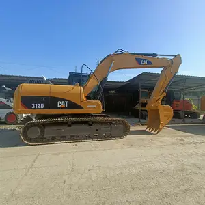 Hochwertige niedrige Kosten second hand ausgezeichnete Arbeitsbedingungen gebraucht CAT 312D/L Schwere Baumaschinen Bagger