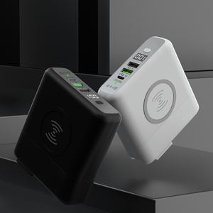 Adaptador de Viaje Inalámbrico Portátil 5 en 1 con Logotipo Personalizado, Cargador con Enchufe AU EU UK de 10000AU para Teléfono, Tipo Eléctrico - Product Image 5