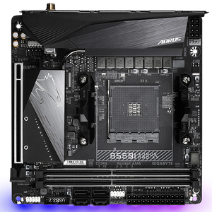 Gigabyte b550i aorus pro ax motherboard, suporte 3rd gen amd ryzen processadores - Product Image 2