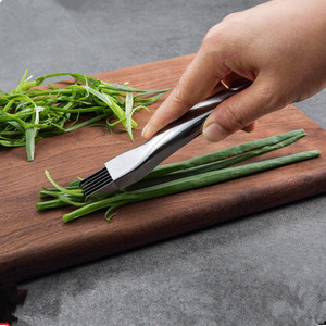 Utensilios de Cocina Multifuncionales, Cuchillo para Picar Cebolla Verde de Acero Inoxidable, Cortador de Cebolla Picante, Cuchillo para Desmenuzar - Product Image 6