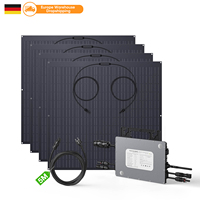 Système solaire à micro-onduleur 800w 1600w 2000w |   Système de panneaux photovoltaïques flexibles de 240 W pour centrale électrique de balcon sur grille