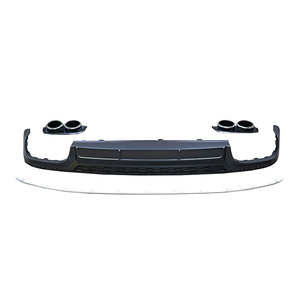 S6สไตล์สีดำหรือสีเงินกันชนรถด้านหลังกระจายกับ Pistic เคล็ดลับสำหรับออดี้ <span class=keywords><strong>A6</strong></span> <span class=keywords><strong>S</strong></span>-<span class=keywords><strong>Line</strong></span> <span class=keywords><strong>2019</strong></span> + - Product Image 1