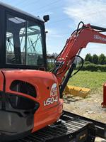 Mini-excavatrice Kubota U50-4 d'occasion, 5 tonnes, Japon, petite pelle sur chenilles d'occasion avec EPA CE, en bon état de fonctionnement, à vendre