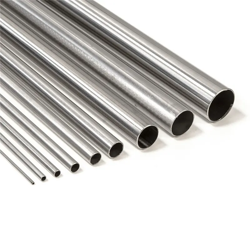 Raccords de tuyauterie en acier inoxydable 304 tuyaux en acier inoxydable tuyau rond en acier inoxydable