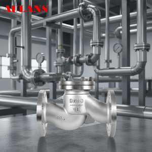 Vanne de retenue à <span class=keywords><strong>clapet</strong></span> AULANS H41W-16P en acier inoxydable 304, à brides DN40, avec joint PTFE, pour <span class=keywords><strong>compteur</strong></span> <span class=keywords><strong>d</strong></span>'<span class=keywords><strong>eau</strong></span>, température normale - Product Image 3