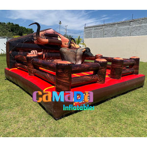 Juegos comerciales para adultos, máquina de montar a caballo, controles, toro mecánico inflable, rodeo - Product Image 2