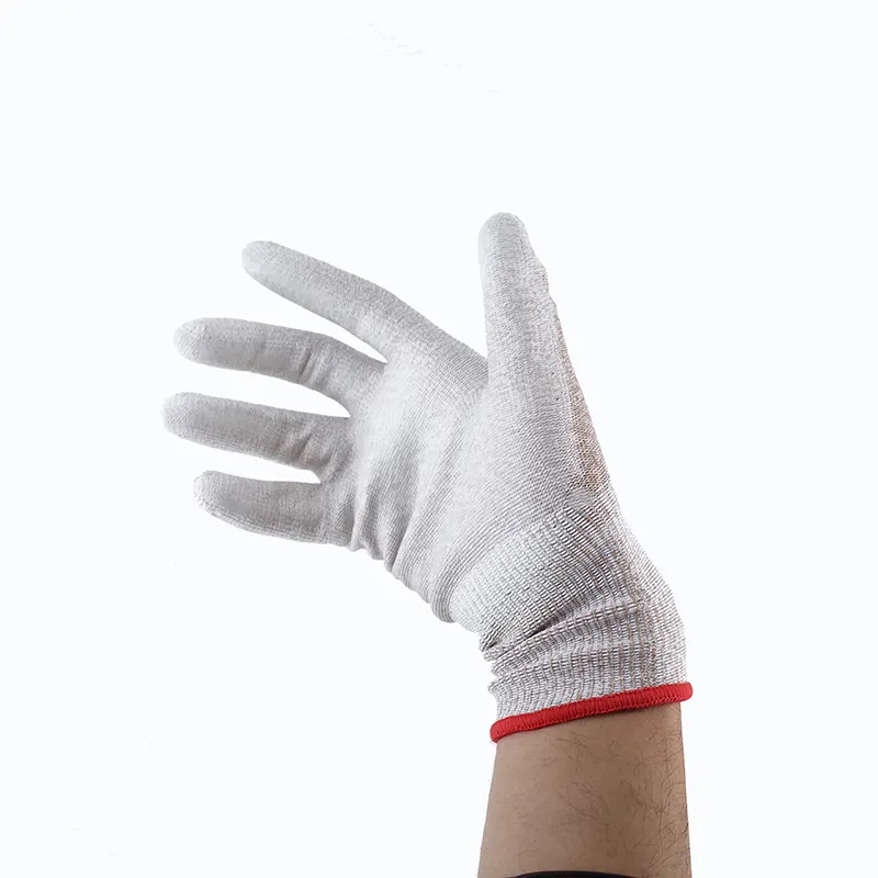 Cut-c kháng Bazan sợi PU công nghiệp cắt kháng Nitrile tráng chống cắt găng tay