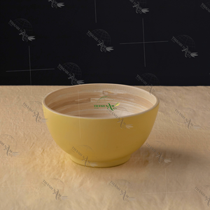 ชามไม้ไผ่หลากสีแบบยั่งยืนเครื่องครัวสำหรับบริการด้านอาหารซัพพลายเออร์ผู้ผลิตขายส่ง - Product Image 2