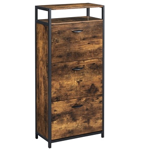 Furniture Home Shoe Rack Cabinet Wholesale Entryway Dustproof Shoe Rack Stand Storage Metal Wooden Shoe Rack Cabinet Organizer Furniture For Home