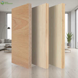 Chapa de Madera de Álamo y Pino Ecológica E0 Melamina Moderna Resistente a la Humedad Duradera de Primera Calidad Madera Sólida Multicapa - Product Image 1