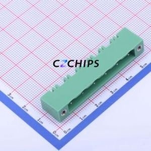 KF2EDGVM-7.5-6P Plug-in Terminal Block Through hole,P=7.5mm Connector Board-to-Board / Socket - Closed Screw Fixing 1x6P 7.5mm - Product Image 1
