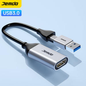 <span class=keywords><strong>Carte</strong></span> de capture HD Jemdo 1080P 60Hz en alliage <span class=keywords><strong>d</strong></span>'aluminium USB C double interface pour console, ordinateur portable et <span class=keywords><strong>d</strong></span>écodeur - Product Image 1