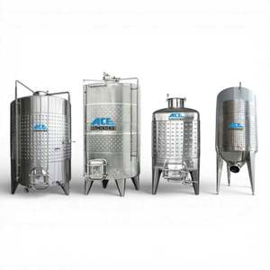 Réservoir de Fermentation Carré Portable Empilable IBC Ace 500L 800L 1000L 1500L 2000L pour Vin - Product Image 2