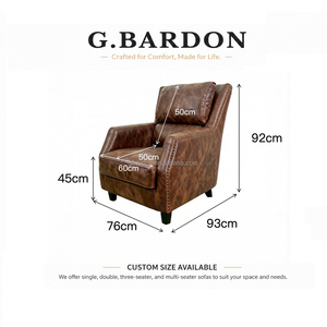 <span class=keywords><strong>Fauteuil</strong></span> <span class=keywords><strong>club</strong></span> vintage en cuir <span class=keywords><strong>marron</strong></span> antique, style Chesterfield classique, pour salon de cigares, bar, hôtel - Product Image 4