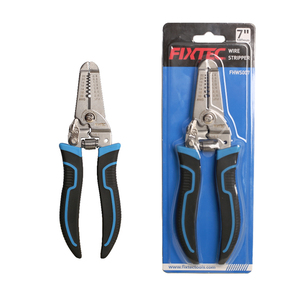Herramienta de crimpado profesional FIXTEC, alicate multifunción de 7 pulgadas para crimpado y pelado de cables, modelo FHWS007. - Product Image 5