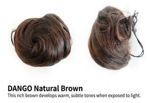 Extension de chignon synthétique fabriquée en Corée, postiche chignon désordonné pour femme - Product Image 3