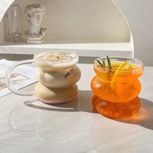Gobelets à lait en verre écologiques au design moderne, verres à café, verres à bière - Product Image 3