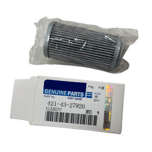 Grosir suku cadang mesin konstruksi berkualitas tinggi 421-43-27920 418-18-34160 421-60-35170 423-60-45461 penyaring hidrolik Komatsu - Product Image 1