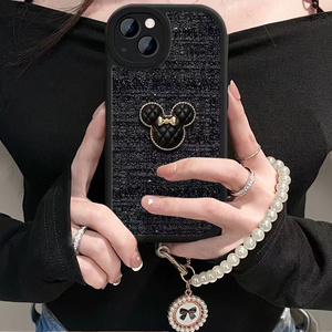 Thời Trang Dệt Vải Thiết Kế 3D Phim Hoạt Hình Màu Hồng <span class=keywords><strong>Mickey</strong></span> Trường Hợp Điện Thoại Cho <span class=keywords><strong>Iphone</strong></span> 15 14 13 12 11 Pro Max Cộng Với Cô Gái Phụ Nữ Trường Hợp Điện Thoại - Product Image 2