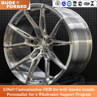 Jantes de voiture de luxe en alliage forgé monobloc GUDE, 1 pièce, brossées, 5x114.3 5x130 5x120 5x112, personnalisées pour Lexus Sf90 Audi BMW