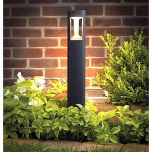 Luces LED de aluminio para jardín de 30 cm de altura con sensor de luz para iluminación de caminos exteriores - Product Image 2