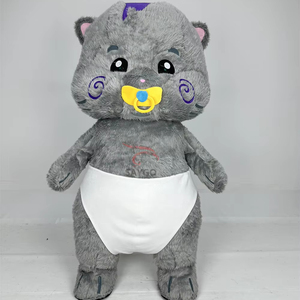 Costume de poupée gonflable de dessin animé pour bébé chat, vêtements de cosplay pour adulte unisexe, matériel en peluche pour les spectacles de promenade - Product Image 1