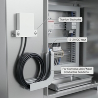 Détecteur de fuite de liquide conducteur corrosif YL-1 à faible résistance courte (<2Ω) pour la surveillance des fuites d'eau, de condensat d'air et de canalisation incendiable