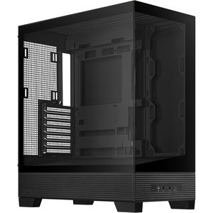 Boîtier de jeu ASUS A31 TG noir, format Mid-Tower, ATX, double verre trempé sans cadre, connecteurs BTF cachés, prise en charge du refroidissement AIO 360 - Product Image 5