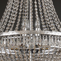 Lámpara de Araña de Cristal Dorada y Plateada, Lámpara de Cristal para Decoración de Salones de Boda, Lámpara Colgante LED, Decoración de Techo para Bodas