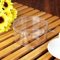 Contenants carrés jetables en plastique PS transparent pour gelée, coupes à dessert avec couvercle, boîtes à mousse, emballage alimentaire personnalisable – Vente en gros